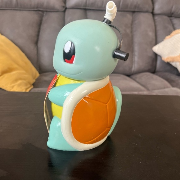 Nintendo 3D Pokemon Sipper Bottle Cup Water Squirtle 1998 Rare 7 Inch - Picture 4 of 6